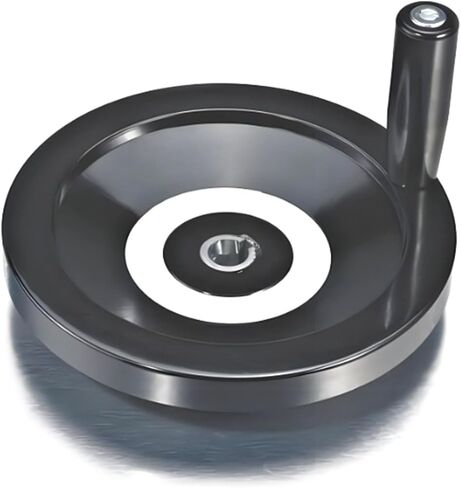 Revolving Handle Lathe Hand Handle Trailer Jack Handle M10 Thread Handle Crank Hand Wheel with Nut 2pcs in Saudi Arabia