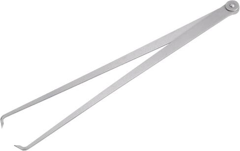 Firm Joint Inside Caliper - [12 Inch] Stainless Metal Firm Friction Joint Measurement Tool for Size Measuring Use, Silver Tone in Saudi Arabia
