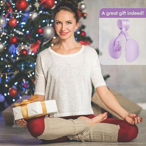 سيد الفخذ للسيدات: مدرب مقاومة معزز للورك والحوض، معدات تمرين الفخذ الداخلي، منتجات تمرين كيجل للصالة الرياضية المنزلية (بنفسجي) in Kuwait