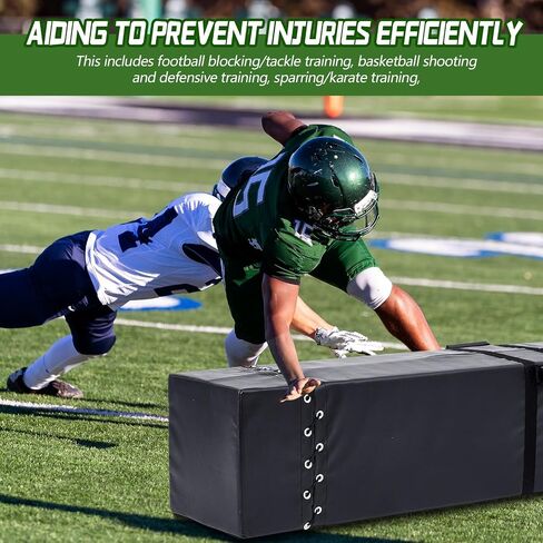 Shappy Heavy Duty Football Tackling Dummy Square Blocking Dummy 14" x 50" Training Dummy Football Practice Equipment for Tackle Football Contact Drills, Kickboxing, Martial Arts and Sports Training in Saudi Arabia