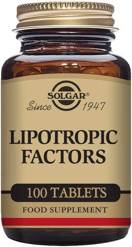 Solgar Lipotropic Factors, 100 Tablets - Liver Support - Vegan, Gluten Free, Dairy Free, Kosher - 33 Servings in Kuwait