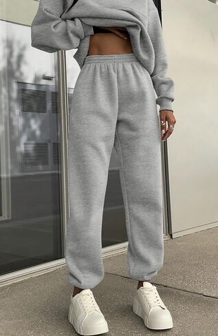 BTFBM Womens 2 Piece Sweatsuit Sets Fall Outfits Tracksuits 2024 Long Sleeve Half Zip Sweatshirt Sweatpants Lounge Set in Saudi Arabia