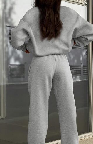 BTFBM Womens 2 Piece Sweatsuit Sets Fall Outfits Tracksuits 2024 Long Sleeve Half Zip Sweatshirt Sweatpants Lounge Set in Saudi Arabia