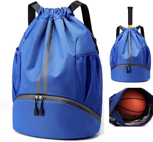 K Y KANGYUN Swim Bag Sports Drawstring Backpack Gymbag- Sackpack Shoes Compartment Wet Proof Pocket String Bag for Travel Men in Saudi Arabia