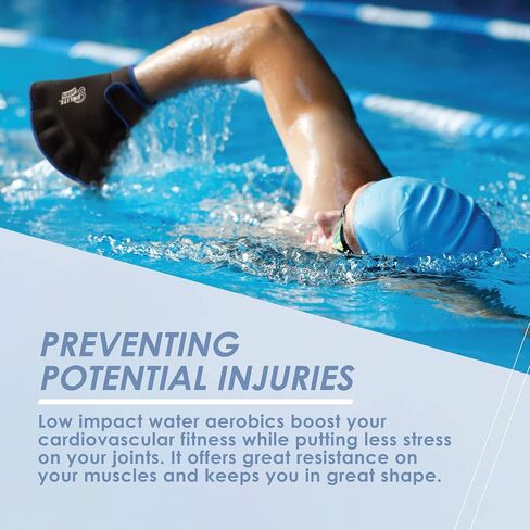 Sunlite Sports High-Density EVA-Foam Dumbbell Set, Water Weight, Soft Padded, Water Aerobics, Aqua Therapy, Pool Fitness, Water Exercise (Swim Gloves Pair) in Saudi Arabia