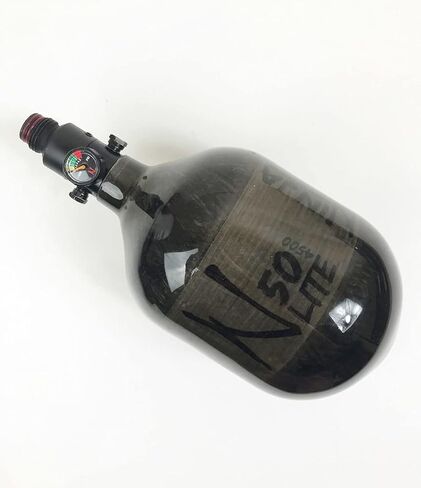 Ninja Carbon Fiber HPA Tank - 50/4500 - Translucent Black in Saudi Arabia