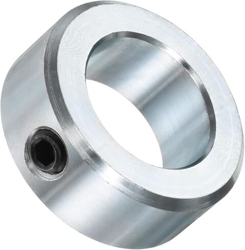 uxcell 4pcs Set Screw Collars 1" Bore Carbon Steel Shaft Collars, 1-5/8" OD, 5/8" Width Axle Collar Clamp for Linear Rod Shaft Guide in Kuwait