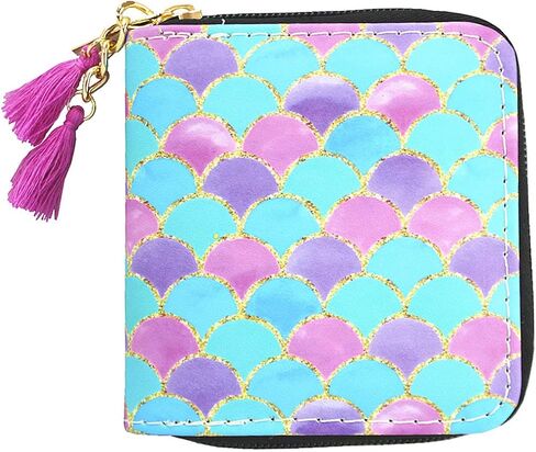 MayeBridge Cute Unicorn Purse Unicorn Zipper Wallet Long Clutch Bag PU Leather Purse For Girls Women (Mermaid 1207B) in Kuwait