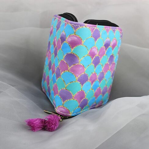 MayeBridge Cute Unicorn Purse Unicorn Zipper Wallet Long Clutch Bag PU Leather Purse For Girls Women (Mermaid 1207B) in Kuwait