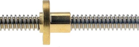 N/C 2PCS 500mm Linear Motion Rod Shaft Guide and (500mm) 8mm Lead Screw and 4PCS SK8 Shaft Support and 4PCS SCS8UU Bearings and 2PCS KP08 and 2PCS Flexible Shaft Couplings 15PCS in Saudi Arabia