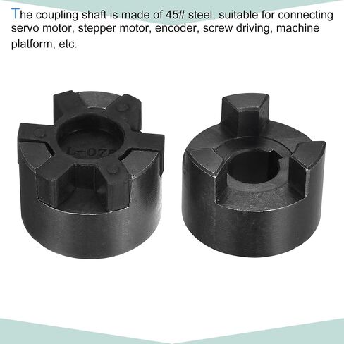 MECCANIXITY Flexible Coupling Shaft 15mm to 24mm 53mm x 44.5mm Motor Coupler Joint in Saudi Arabia