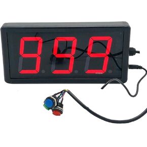 LED Lap Counter Up/Down Digital Counter with Buttons and Remote 3inch High