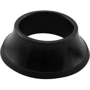 LQ Industrial Bike Headsets Taper Washer 15mm Aluminium Alloy Bicycle Taper Washer Bike Front Fork Conical Stem Spacers for Road Mountain Bike, Black