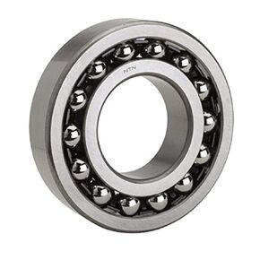 NTN Bearing 1210 Double Row Self-Aligning Radial Ball Bearing, Normal Clearance, Standard Cage, 50 mm Bore ID, 90 mm OD, 20 mm Width, Open