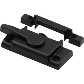 قفل وشاح النافذة Prime-Line F 25548، كام أكشن مع عروات محاذاة، دييكاست، أسود غير لامع (عبوة واحدة) in Saudi Arabia