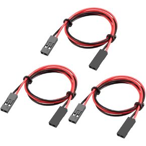 uxcell Female to Female 2P Jumper Wire 2.54mm Pitch Ribbon Cable Breadboard DIY 31cm 10pcs