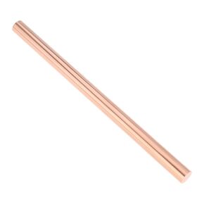 Pure Red Copper Round Rod 1.2cm Diameter 20cm Length Finding Rods Detect Gold Rod Copper Wire Rods for Tracing Metal to Rotate Zinc Rod DIY Model Making