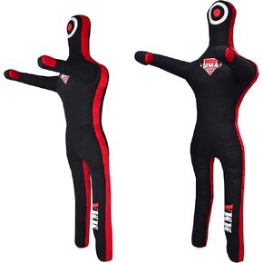 MMA SPORTS Doctor Bane Brazilian Grappling Submission Dummy Wrestling BJJ Judo Karate Punching Bag (Standing- 6 FT / 72 in) -UNFILLED, Black in Kuwait