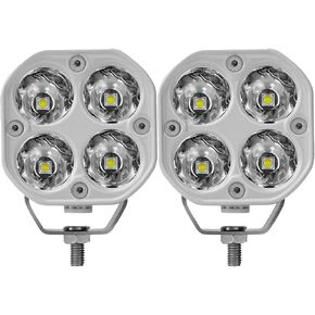 Red Spot LED Boat Lights, Spotlights Marine Waterproof Off-road Driving Work Light for Pontoon Fishing Deck Dock Hunting T-top Stern Yacht Kayak Port Sailboat Sailing Spreader Navigations Signal Lamps