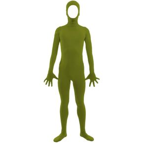 Gaoin Men's and Women's Face Open Spandex Halloween Costumes Bodysuits