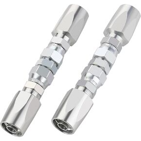 2PCS 1/2'' Reusable Hydraulic Fittings, Size #08 Hydraulic Hose Repair Kit