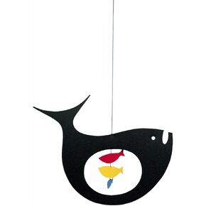 Expecting Fish Hanging Mobile - 10 Inches - Handmade in Denmark by Flensted