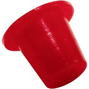 Caplugs T-5X T Series – Plastic Tapered Cap and Plug, 1000 Pack, Red LD-PE, Cap OD 0.44" x Plug ID 0.576" Protective Closures, Dust and Moisture Seals, MIL Spec, SAE Fittings, Hydraulic, EZ Remove