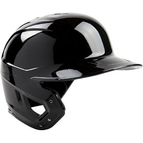 Rawlings | MACH Single Ear Batting Helmet | Left Hand Batter | Medium | Black