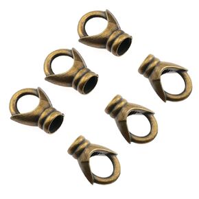 E-outstanding 6PCS Bronze M10 Closed Loop Eye Nut Ring Shape Die Casting Lifting Eye Threaded Nuts for Chandelier Candle Lamps