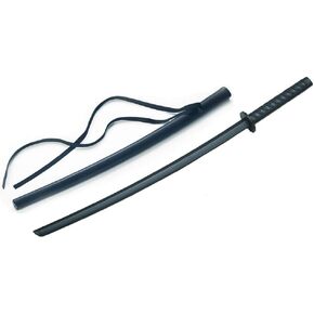 Polypropylene Katana Trainer (False Woodgrain Texture) with Lightweight Sheath - Durable Practice Gear Set