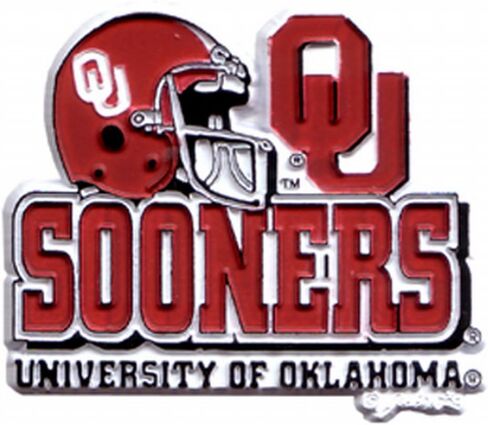 NCAA Oklahoma Sooners 2D Helmet Magnet in Saudi Arabia