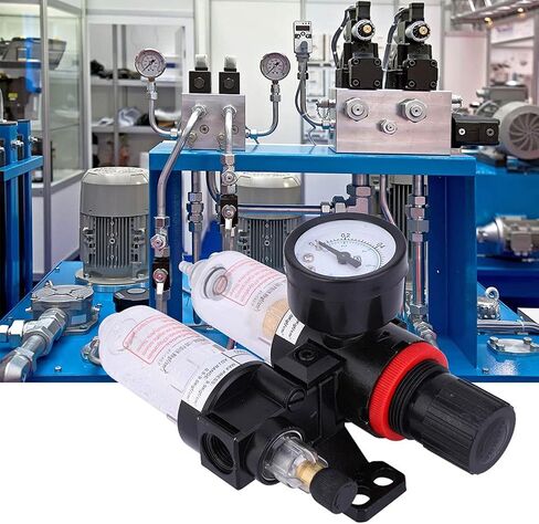 Oil Water Separator Filter AFC2000, G1/4 for Air Compressor, Adjustale Pressure 0.5 to 9Mpa With Quick Connector Afc2000 +, Filter and Regulator Combos in Kuwait