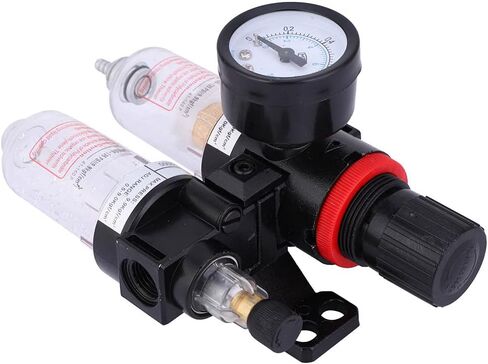 Oil Water Separator Filter AFC2000, G1/4 for Air Compressor, Adjustale Pressure 0.5 to 9Mpa With Quick Connector Afc2000 +, Filter and Regulator Combos in Kuwait