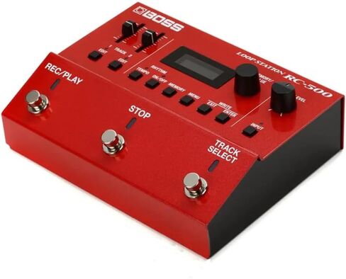 Boss RC-500 Loop Station Bundle w/ 2-Pack S6P48 Woven Right Angle Patch Cable, Pig Hog "Black Woven" Instrument Cable, 12-Pack Guitar Pick, 9V Power Adapter & Liquid Audio Polishing Cloth in Saudi Arabia