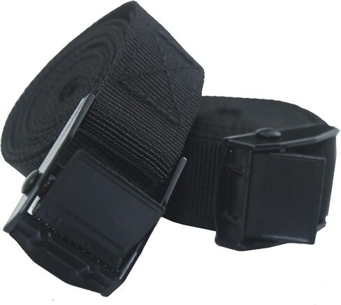 مجموعة حلقات ربط القدم بطول 59 بوصة، مشبك كام من الفولاذ المقاوم للصدأ لتلفزيون RV، البحرية، مدرب السيارات للقوارب، وقود الغاز، صندوق البطارية، حزام جلد مع مسامير SS in Kuwait