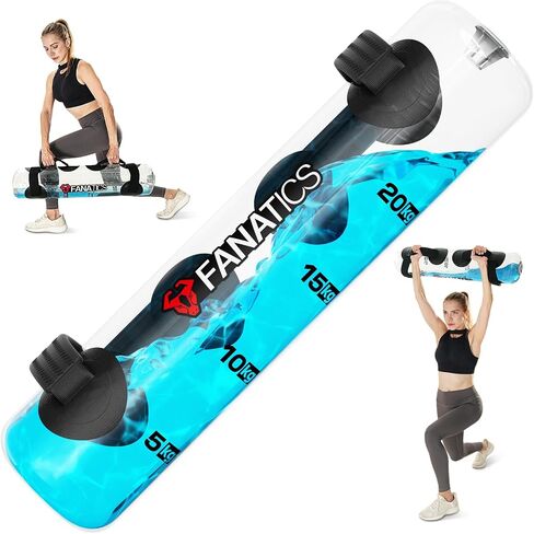 FANATICS Aqua Bags Water Sandbag Adjustable Training Power Bag with Water Weight, Ultimate Core and Balance Trainer, Sandbag Kettlebell Alternative Portable Strength Training Workout Equipment in Saudi Arabia