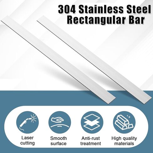 Zonon 2 Pcs 6061 Aluminum Flat Bar 1/8" Thickness x 1'' Width x 36'' Length General Purpose Plate Metal Aluminum Bar in Saudi Arabia