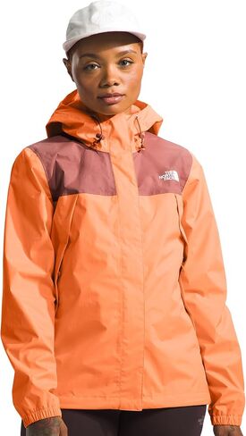 THE NORTH FACE Womens Antora Jacket, S, Peach Granite/Light Mahogany in Saudi Arabia