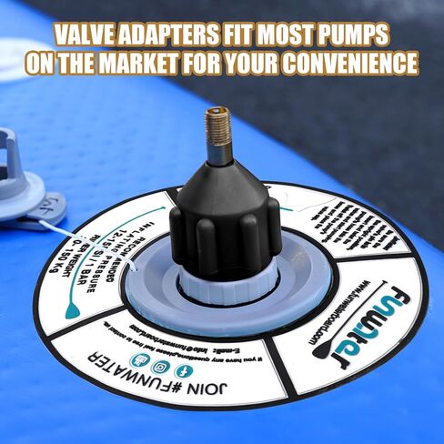 FunWater Inflatable Paddle Board SUP Stand Up Paddle Board for All Skill Levels Included ISUP, Paddle, Fins and Valve Adapters in Kuwait