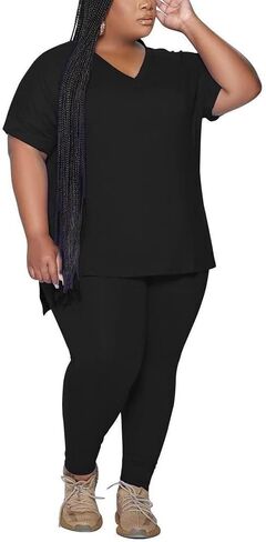 أطقم ملابس رياضية للسيدات من PINSV مقاس كبير مكونة من قطعتين وبدلات رياضية in Kuwait