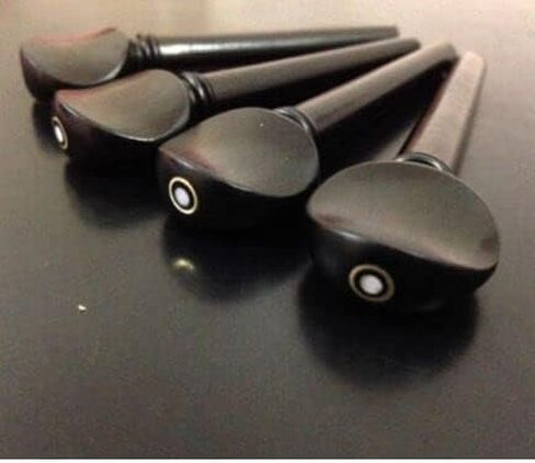 12 pcs Natural Ebony OUD Pegs Swiss Model A quality with Persian Eye 55/9 / 7 mm in Saudi Arabia