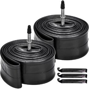 2 Pack 26" Bike Tubes 26 x 1.75/2.125 FV 48mm Presta Valve Bicycle Tubes Compatible with 26x1.75 26x1.90 26x2.0 26x2.126 26x2.125 Inner Tubes
