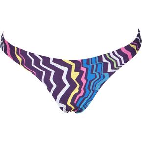 ARENA Women's Zig Zag Maxlife Bottom, Purple-Leaf, 32