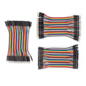 Multicolored Breadboard Jumper Wire Dupont Kit for Arduino, Raspberry Pi (120 Wires - 20CM - 8INCH)