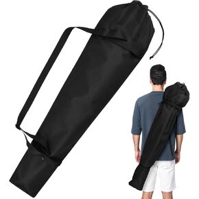 Cosmos Lacrosse Stick Bag Holds 2 Sticks, Lax Equipment Carrying Bag Portable Lacrosse Essentials Storage Pouch with Adjustable Shoulder Strap, Lacrosse Bags for Men Women, 46 Inches Length