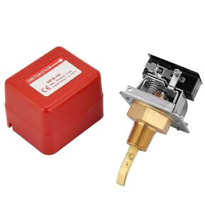 Water Flow Switch HFS-15 SPDT Cooling System Paddle Water Flow Control Switch with 1/2-Inch Thread Connection, 220VAC 15A