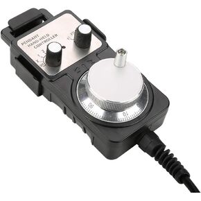 CNC Handwheel, Manual Pulse Generator CNC Manual Pulse Generator Novel Shape 4 Axis for Manual Pulse Generator Replacement for Handwheel for CNC Machine Tools