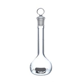 Wilmad-LabGlass LG-8110-108 Class A Stoppered Volumetric Flask, 25mL, Size 9 Standard Taper Stopper