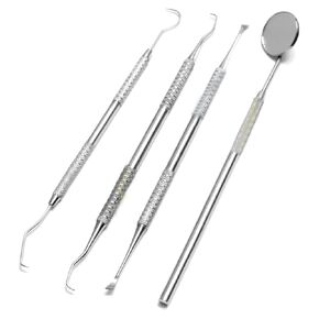 DENTAL TARTER CALCULAS PLAQUE REMOVER TOOTH SCRAPER, MIRROR, SCALER SET G.S INSTRUMENTS