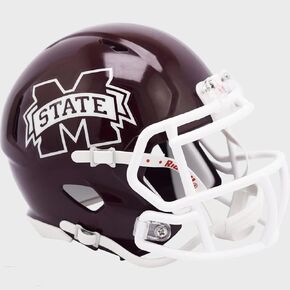Riddell NCAA Mississippi State Bulldogs Revolution Speed Mini Football Helmet